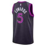 Maillot NBA Minnesota Timberwolves Anthony Edwards Nike 2025-26 City Edition Noir Swingman - Homme